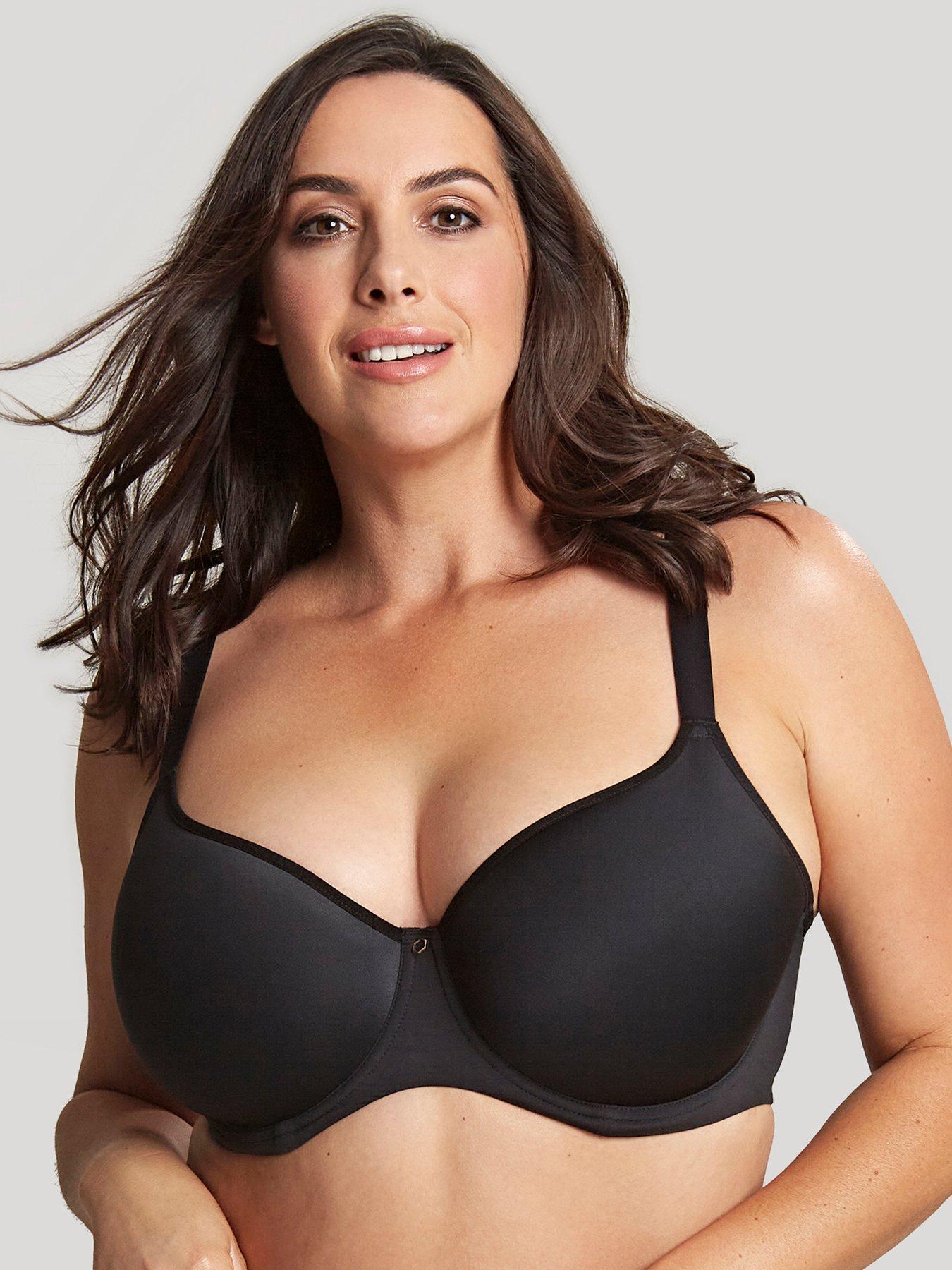 Underwire for Average Size Figure Types in 38E Bra Size Black Contour and  Spacer Bras