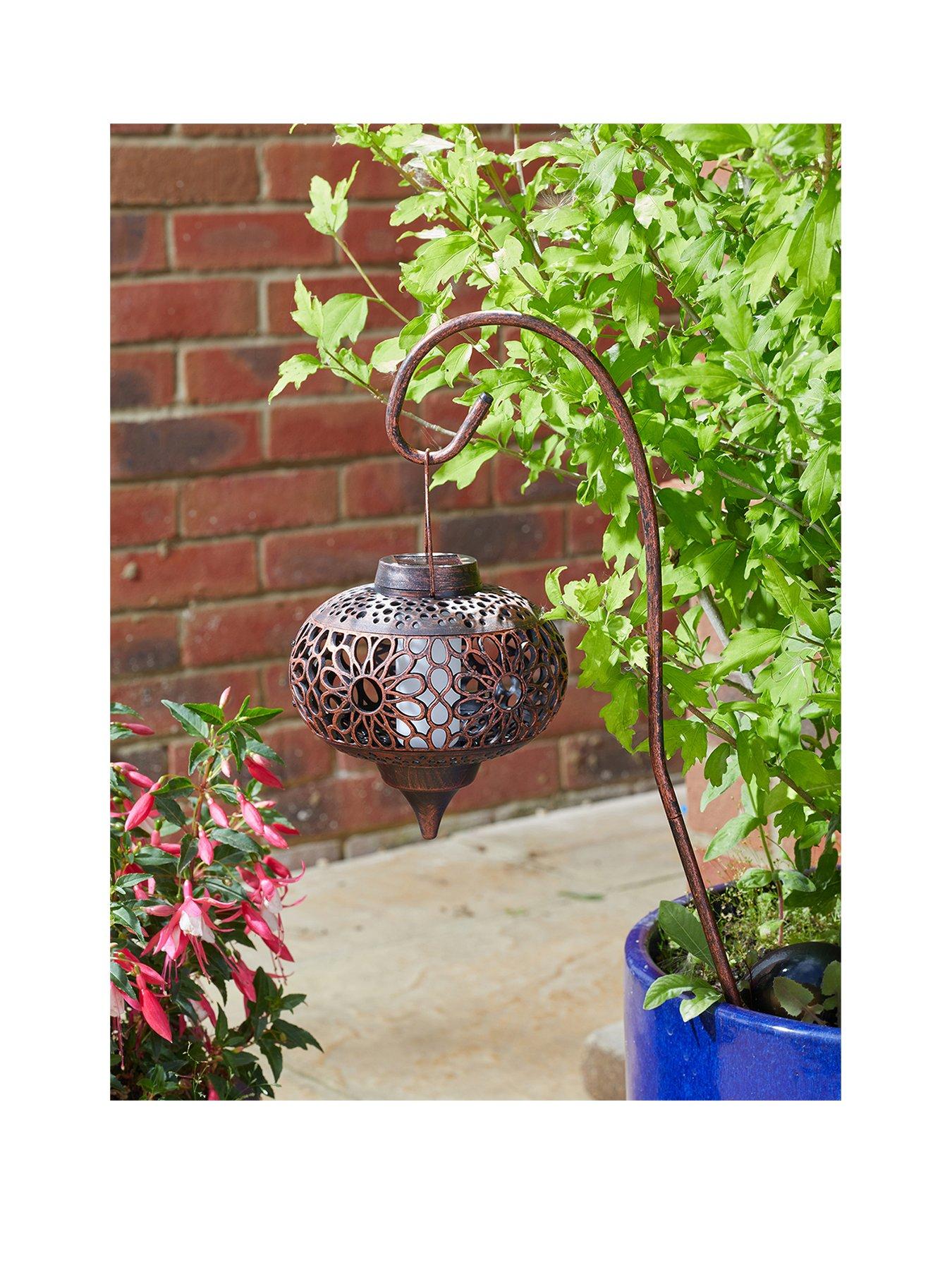 undefined Osman Solar Flaming Lantern Stake Pair
