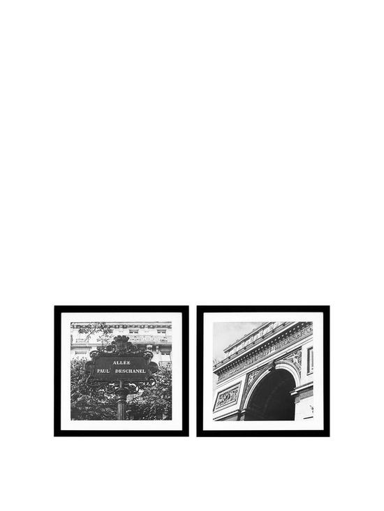 front image of arthouse-parisian-mono-framed-wall-art-prints
