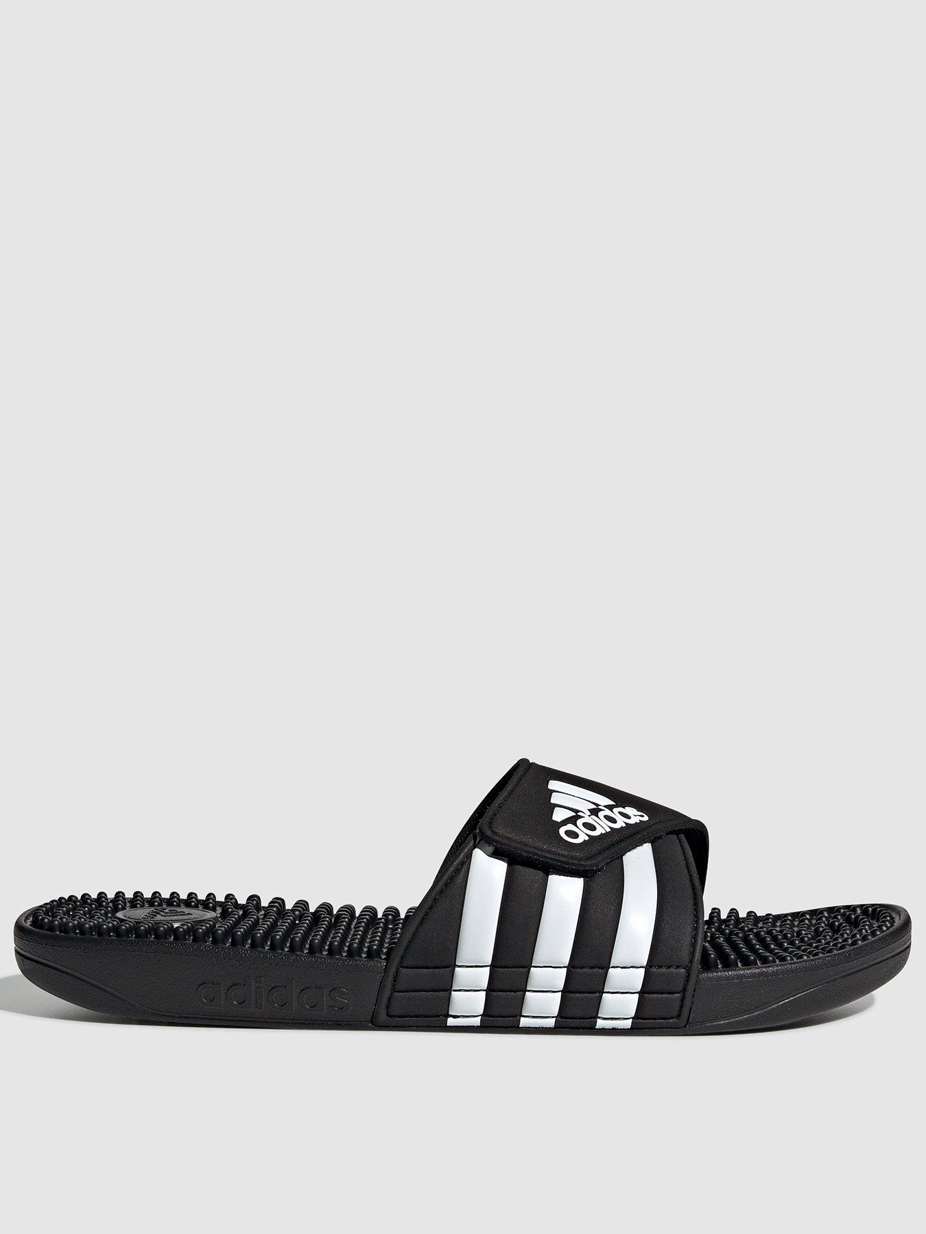  image of adidas-sportswear-adidas-adissage-sliders-blackwhite