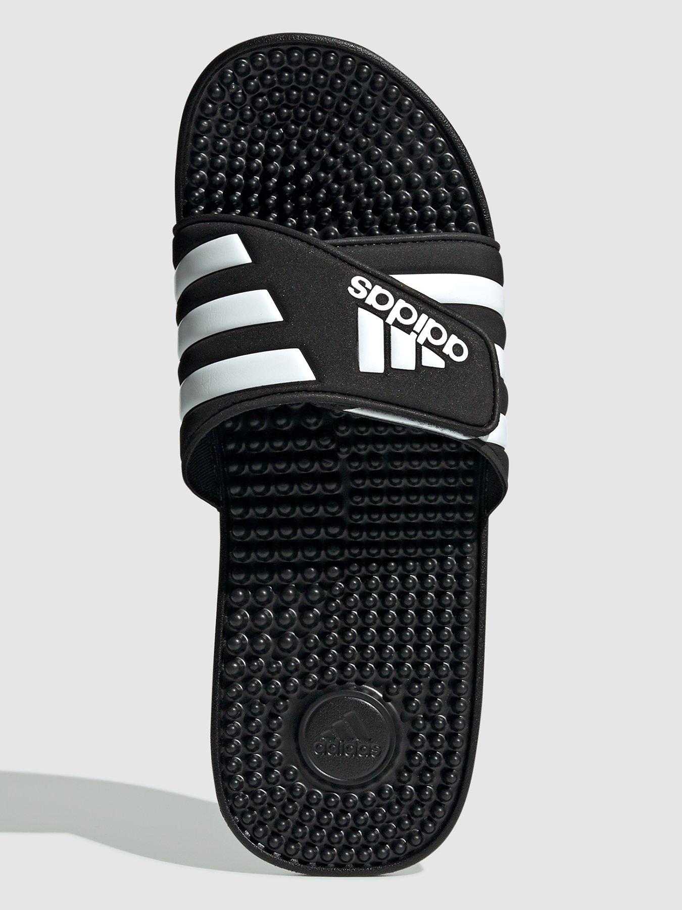  image of adidas-sportswear-adidas-adissage-sliders-blackwhite