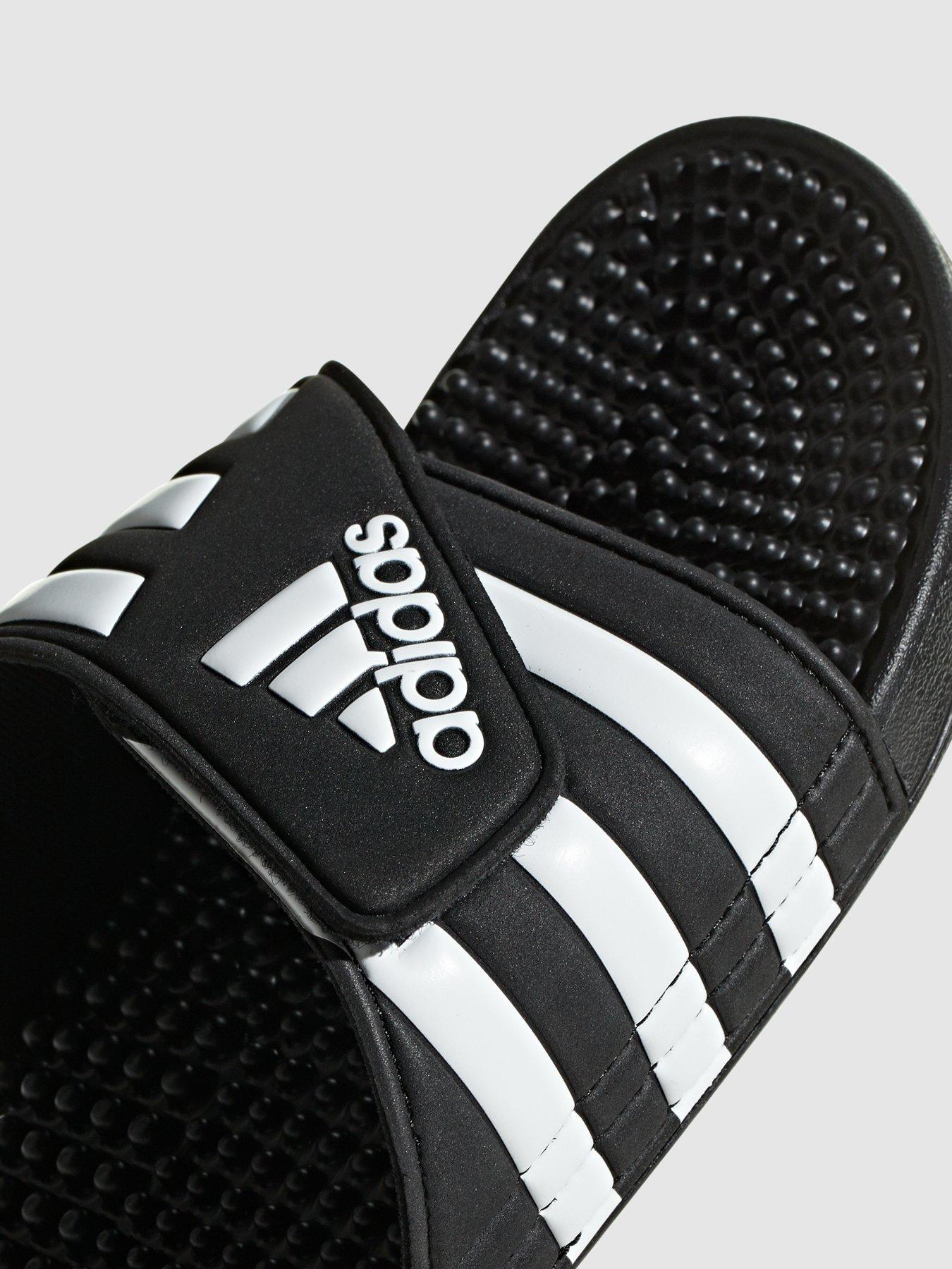  image of adidas-sportswear-adidas-adissage-sliders-blackwhite