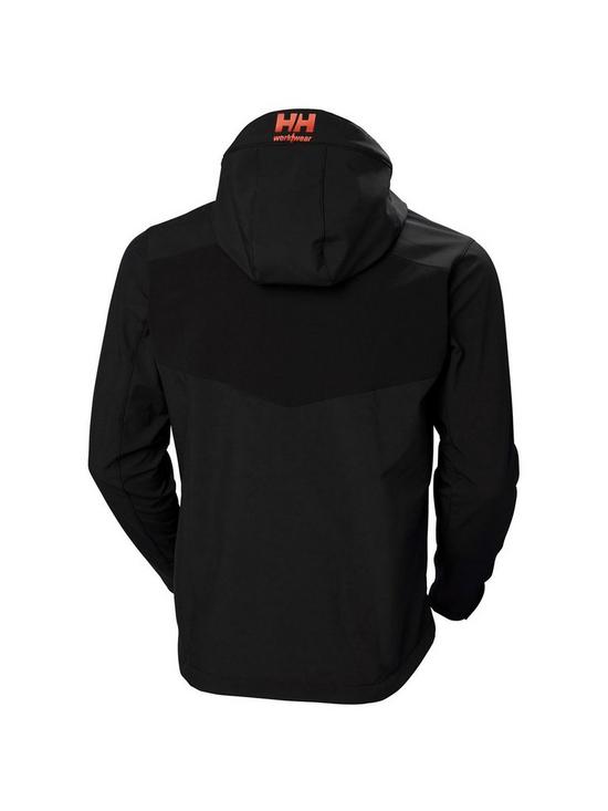 stillFront image of helly-hansen-chelsea-workwearnbspevolution-hooded-soft-sweatshirt-black