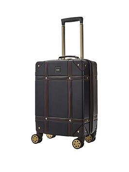 rock-luggage-vintage-carry-on-8-wheel-suitcase-black