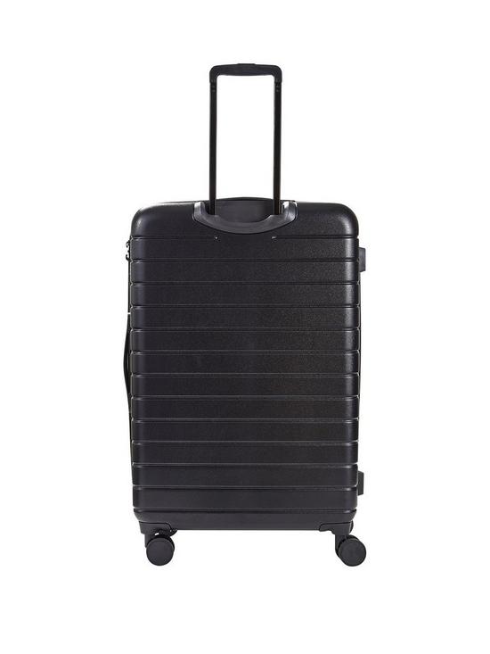 stillFront image of rock-luggage-novo-large-8-wheel-suitcase-black