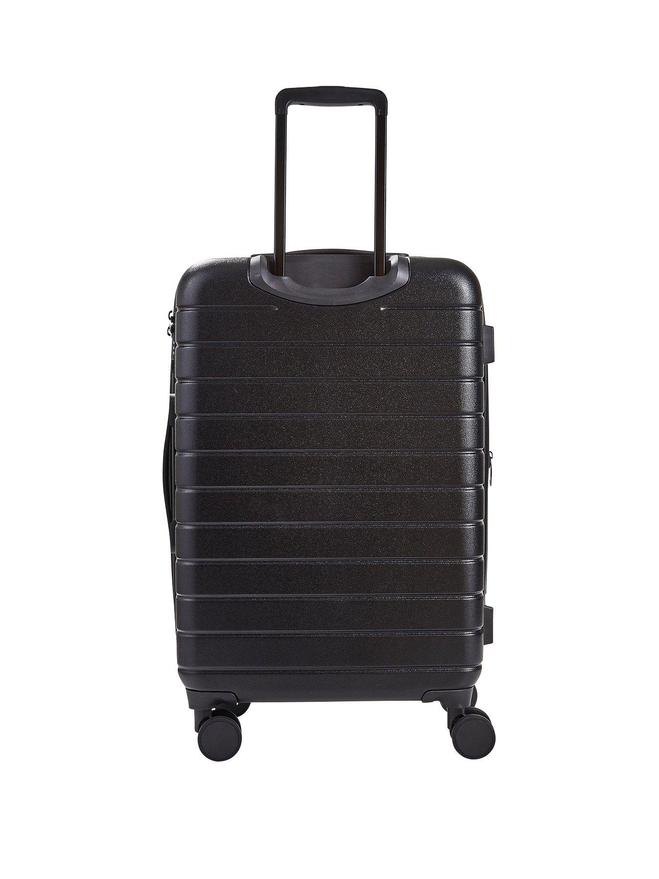 It luggage megalite quilted shop 8 wheel grey medium suitcase