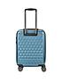 rock-luggage-allure-carry-on-8-wheel-suitcase-bluestillFront