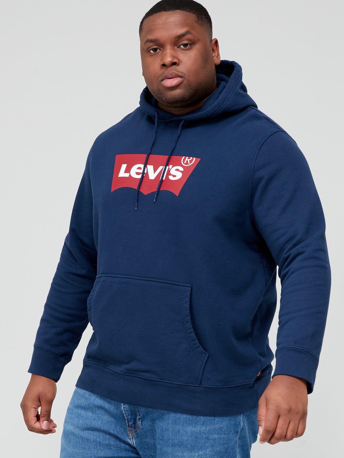 levis navy hoodie