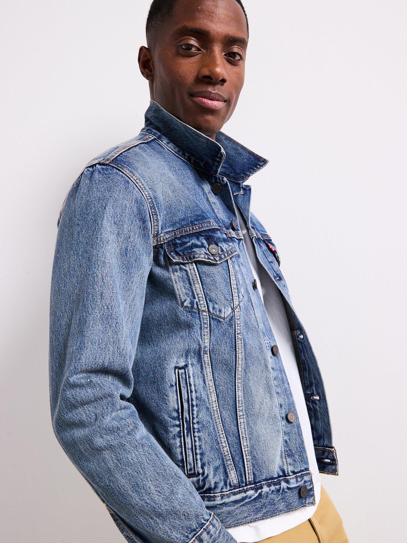 Levi s Original Denim Trucker Jacket Mid Wash littlewoods