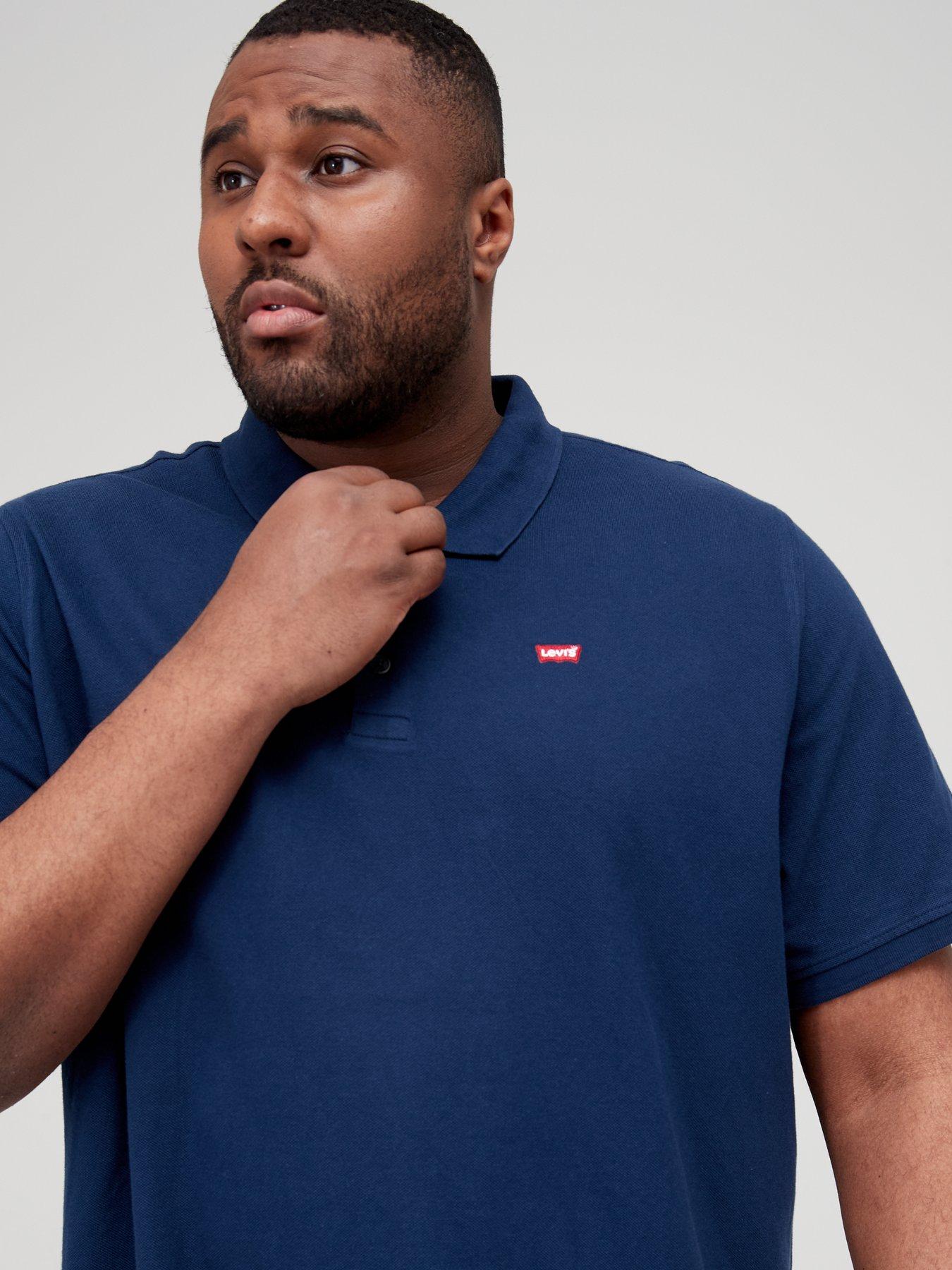  image of levis-big-amp-tall-small-logo-polo-shirt-blue