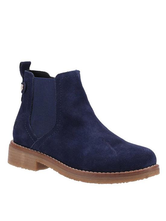 front image of hush-puppies-maddy-ankle-boots-navy