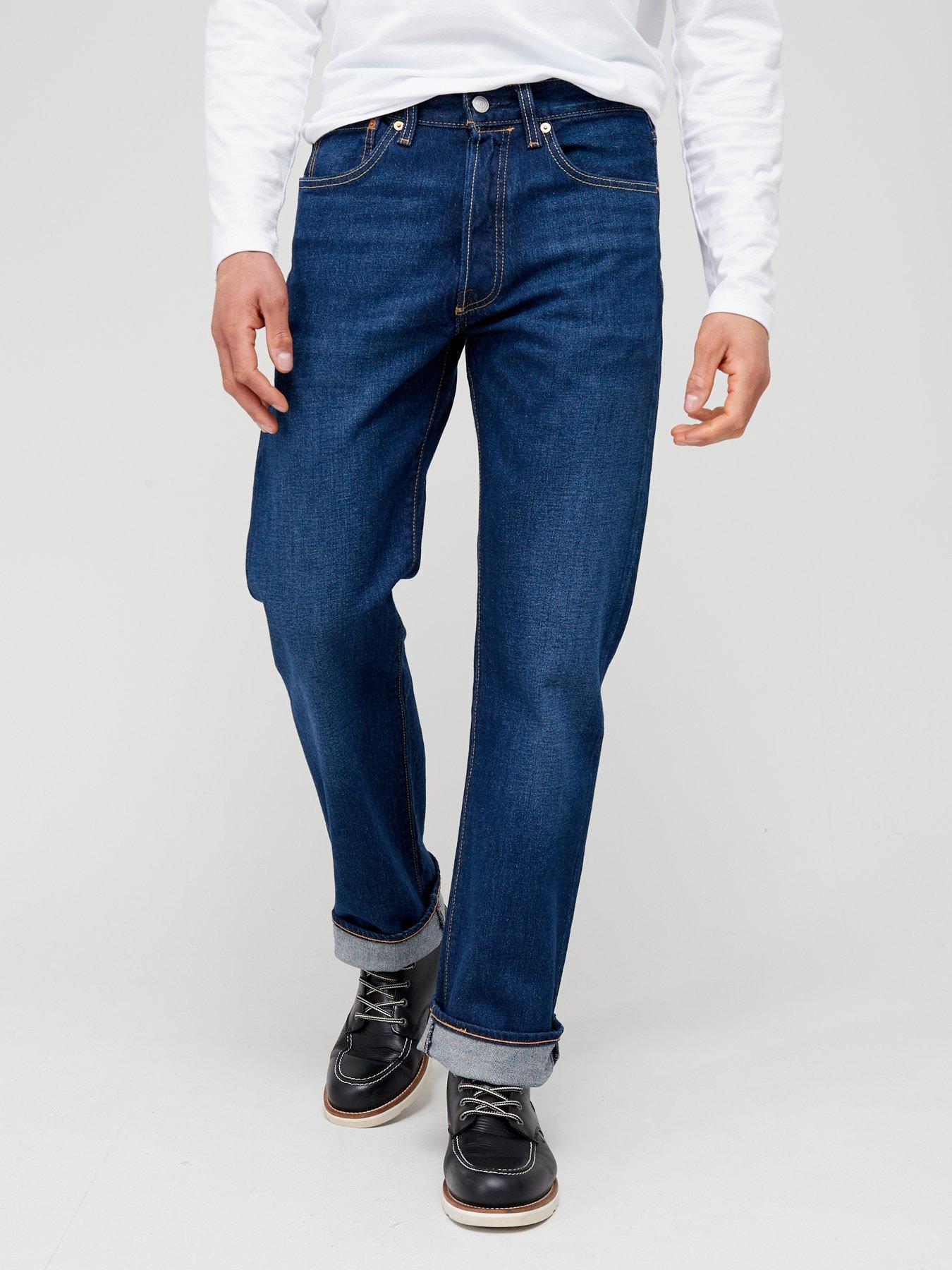 Image 3 of 5 of Levi's 501&reg; Original Straight Fit Jeans - Fresh Clean - Dark Blue