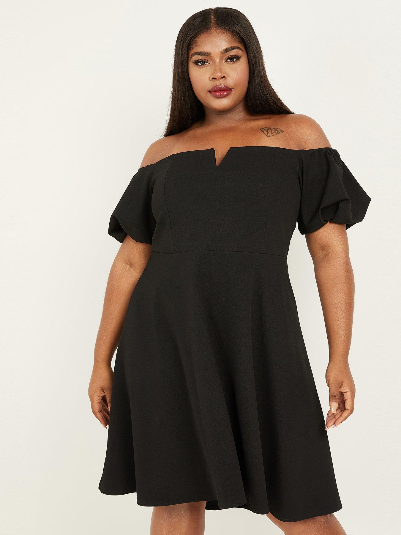 quiz curve bardot dress