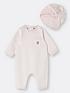 image of river-island-baby-girls-rr-branded-romper-withnbsphat--nbsppink