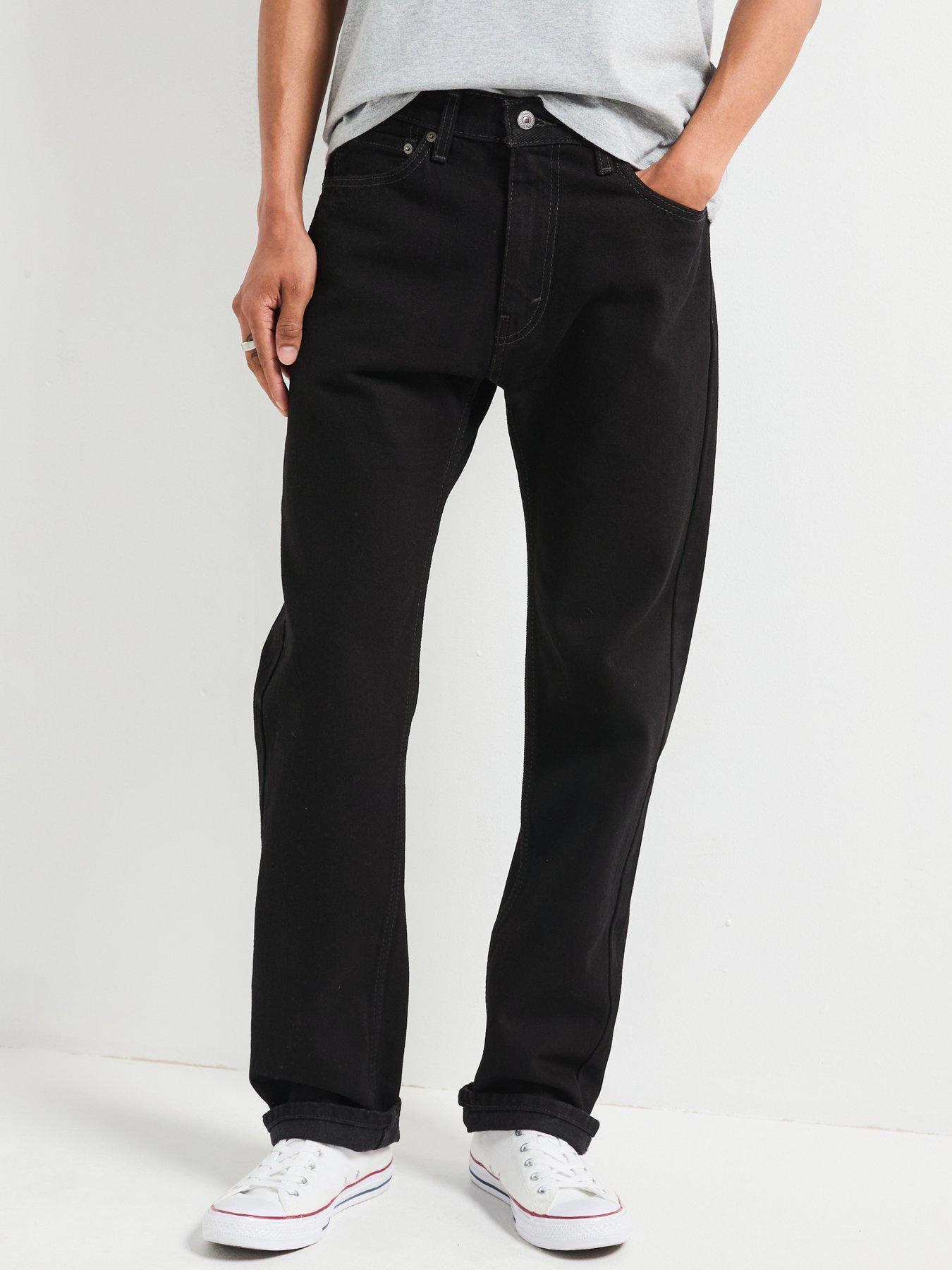 Levi's 505 Regular Fit Jeans - Black 37743 - Black