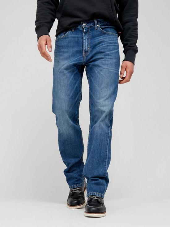 front image of levis-505trade-regular-straight-fit-jeans-vintage-blue