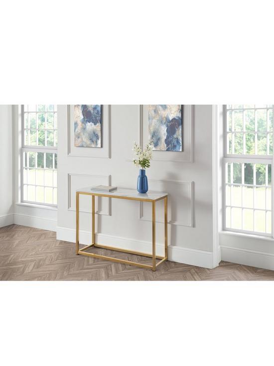 front image of julian-bowen-scala-console-table