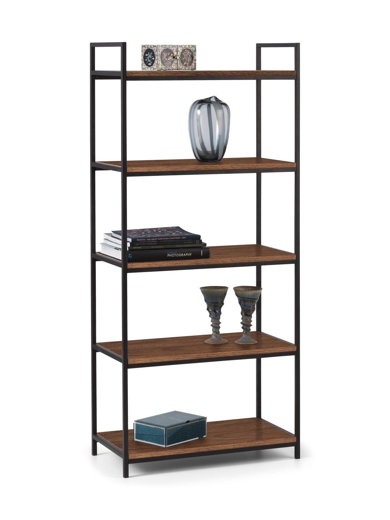 back image of julian-bowen-tribeca-tall-bookcase