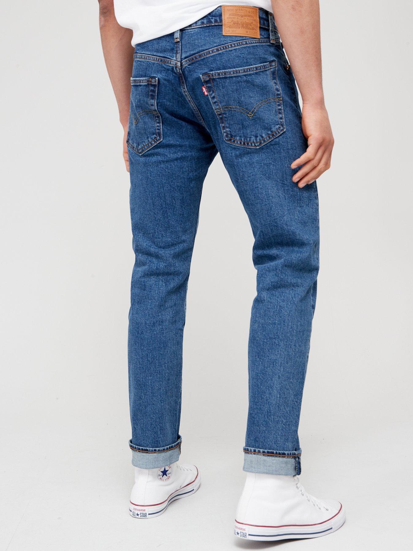 Levi's 502 Tapered Fit Jeans Stonewash Stretch T2 Stone Wash