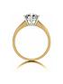  image of moissanite-9ct-gold-150ct-eq-moissanite-solitaire-ring