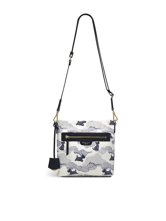 front image of radley-maple-cross-head-in-the-clouds-responsible-small-ziptop-crossbody-bag-chalk