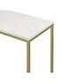  image of lisburn-designs-sandy-console-table-whitegold