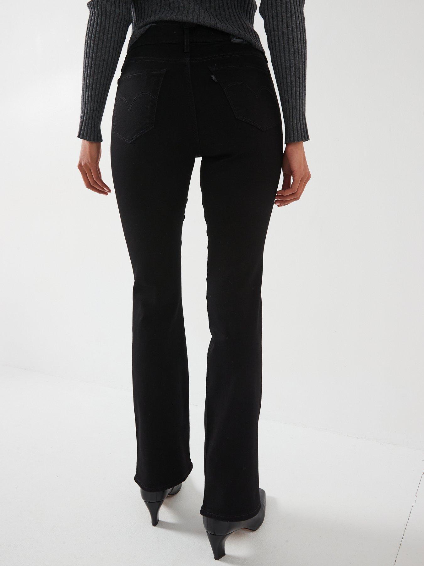  image of levis-315-shaping-bootcut-jeans-soft-black