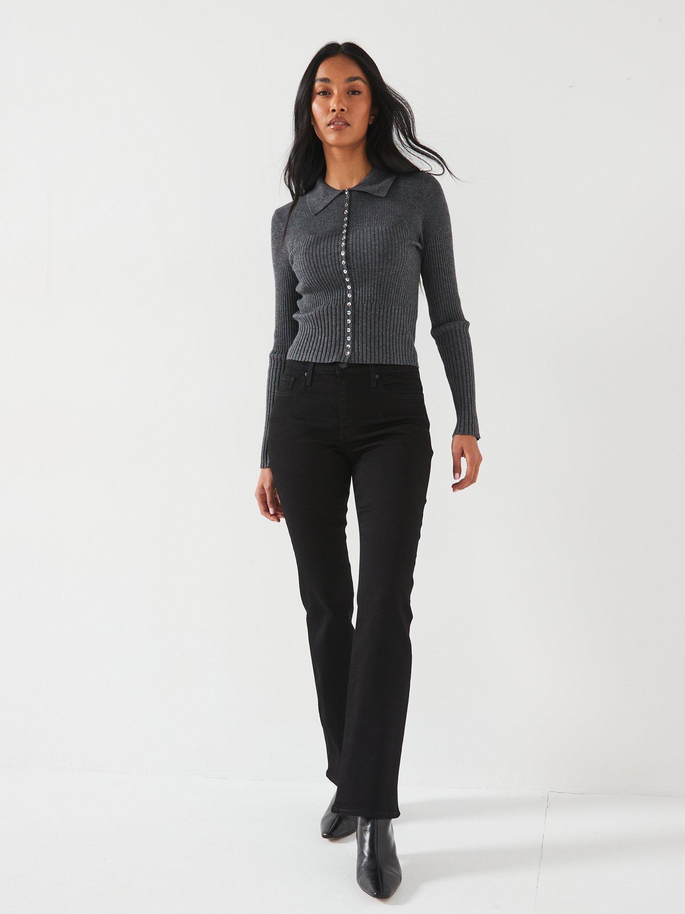  image of levis-315-shaping-bootcut-jeans-soft-black