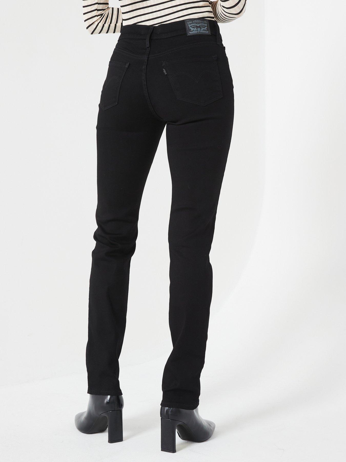 Image 2 of 6 of Levi's 312 Shaping Slim Jeans - Soft Black