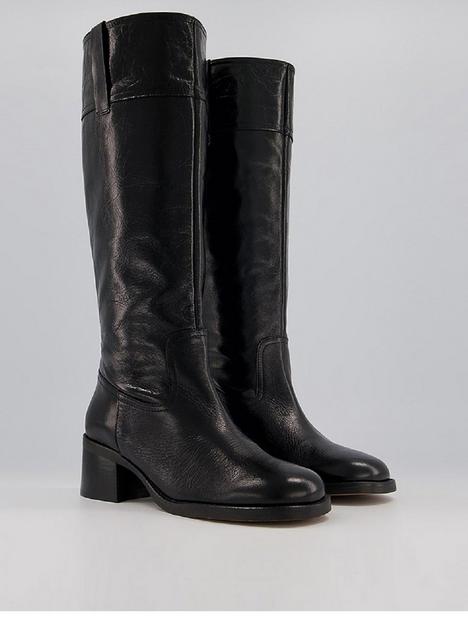 office-kingsbury-leather-pull-on-boots-black