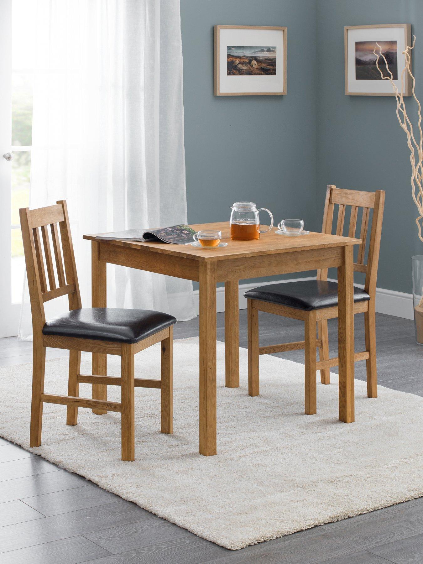 Image 1 of 4 of Julian Bowen Coxmoor 75 cm Solid Oak Square Dining Table -&nbsp;Oak