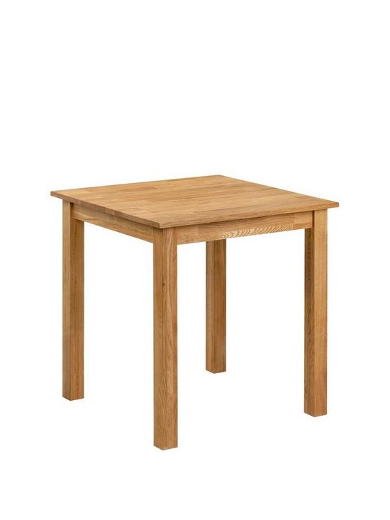front image of julian-bowen-coxmoor-75-cm-solid-oak-square-dining-table--nbspoak