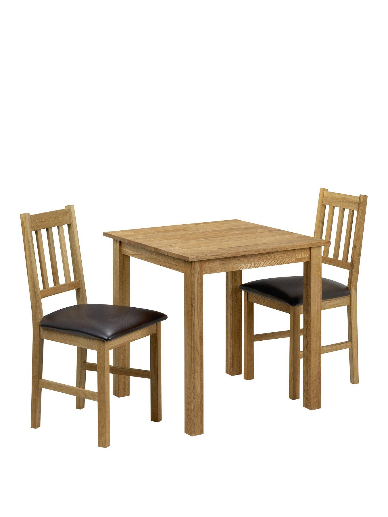 Image 3 of 4 of Julian Bowen Coxmoor 75 cm Solid Oak Square Dining Table -&nbsp;Oak