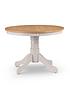  image of julian-bowen-davenport-106-cmnbspround-dining-table-4-chairsnbsp-greyoak
