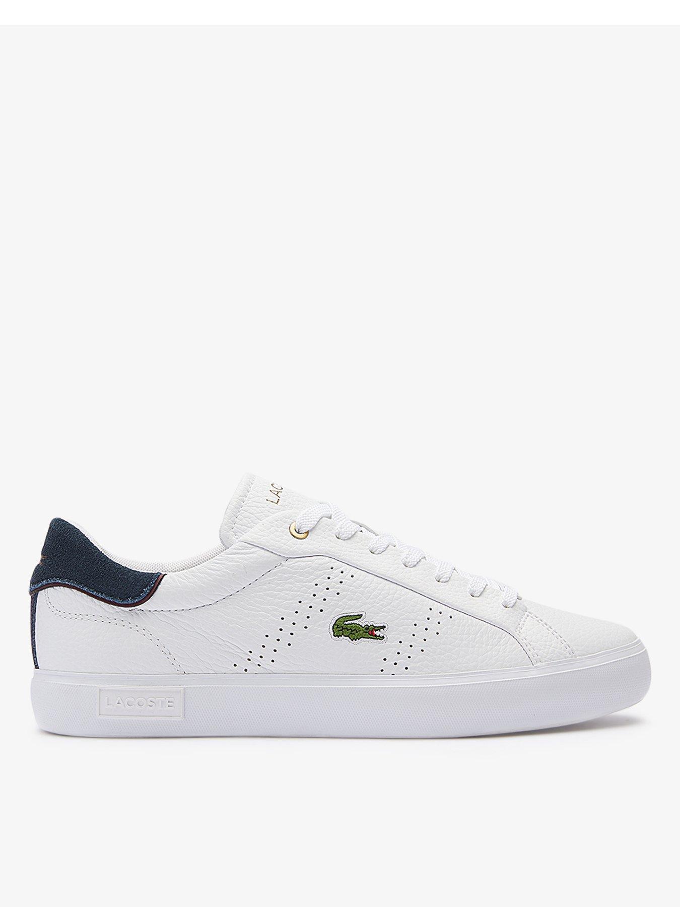 cheap white lacoste trainers