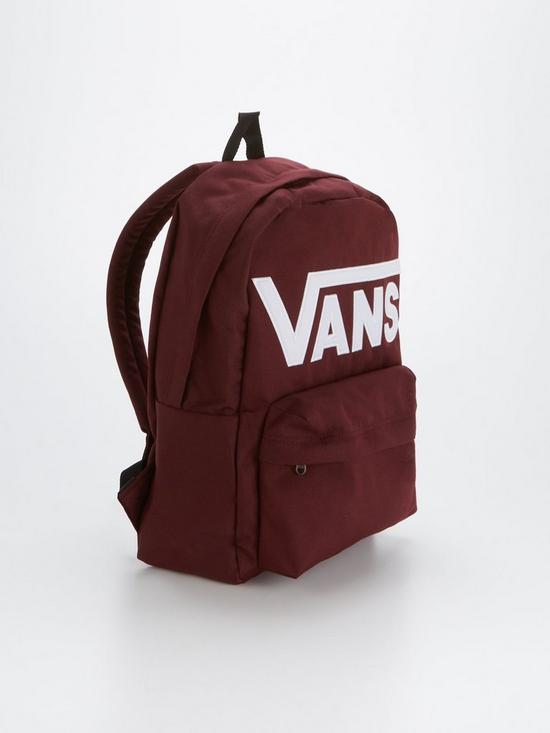 back image of vans-old-skool-drop-v-backpack--nbspburgundy