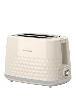 morphy-richards-hive-2-slice-toaster-cream