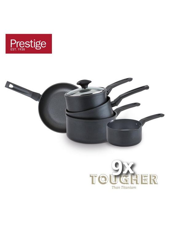 stillFront image of prestige-non-stick-induction-5-piece-saucepan-and-frying-pan-set