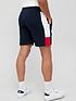  image of jack-jones-jersey-colour-block-logo-shorts-navy-blazernbsp
