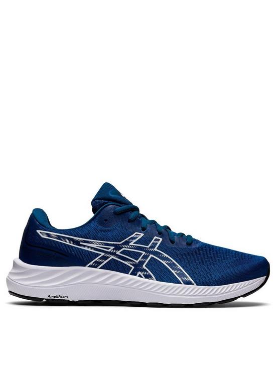 front image of asics-gel-excite-9-bluewhite