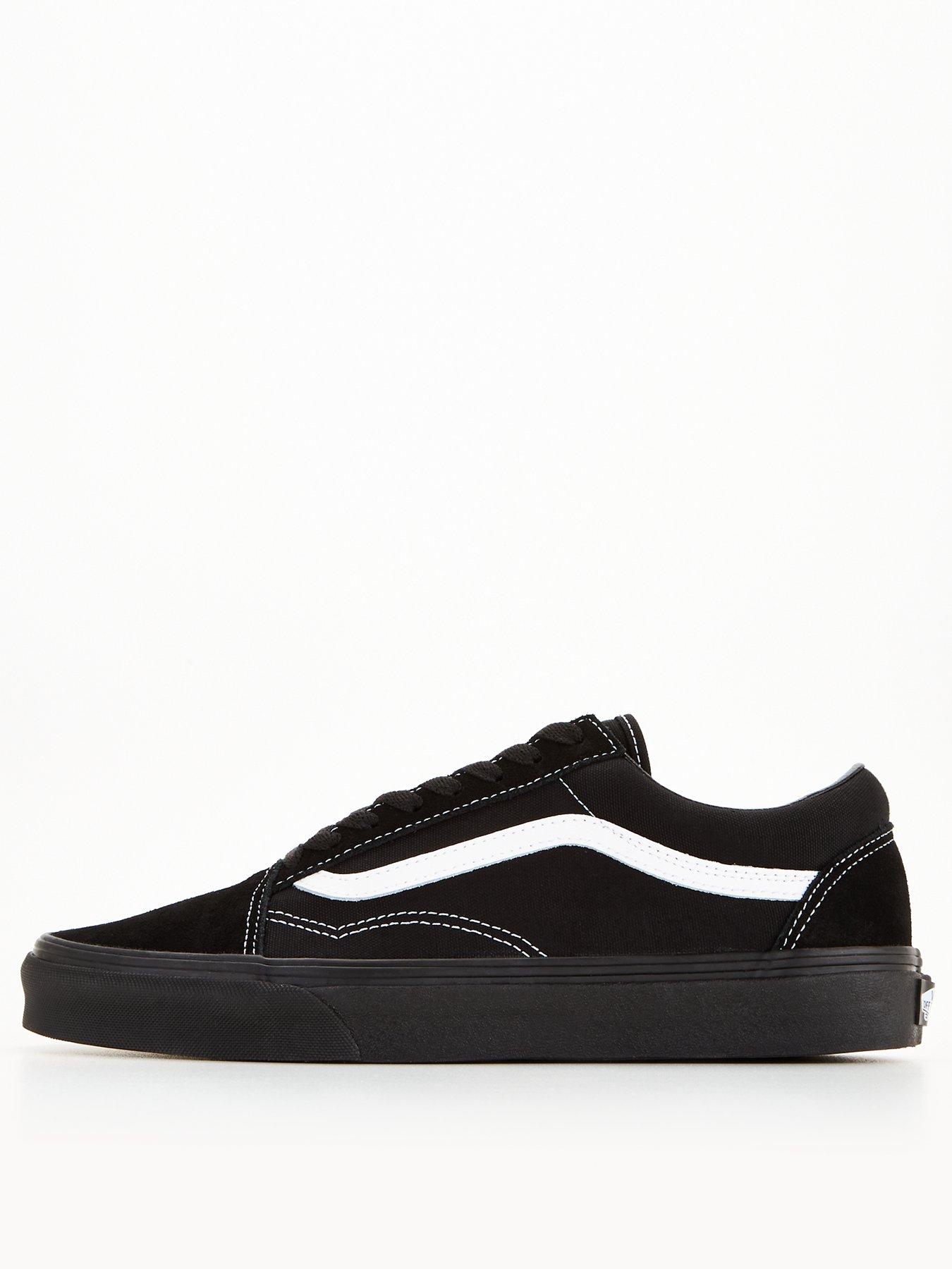 Vans triple black hot sale old skool