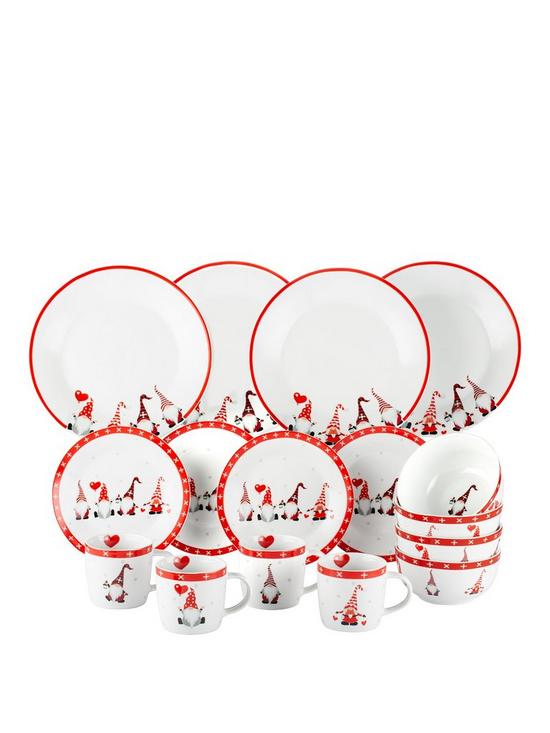 front image of waterside-nordic-gnome-16-piece-dinner-set