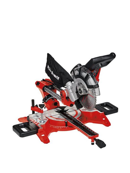 front image of einhell-classic-1800w-210mm-double-bevel-sliding-mitre-saw