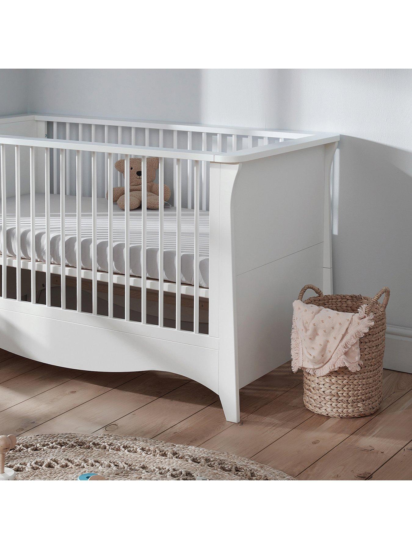  image of cuddleco-clara-2-piece-nursery-furniture-set-white