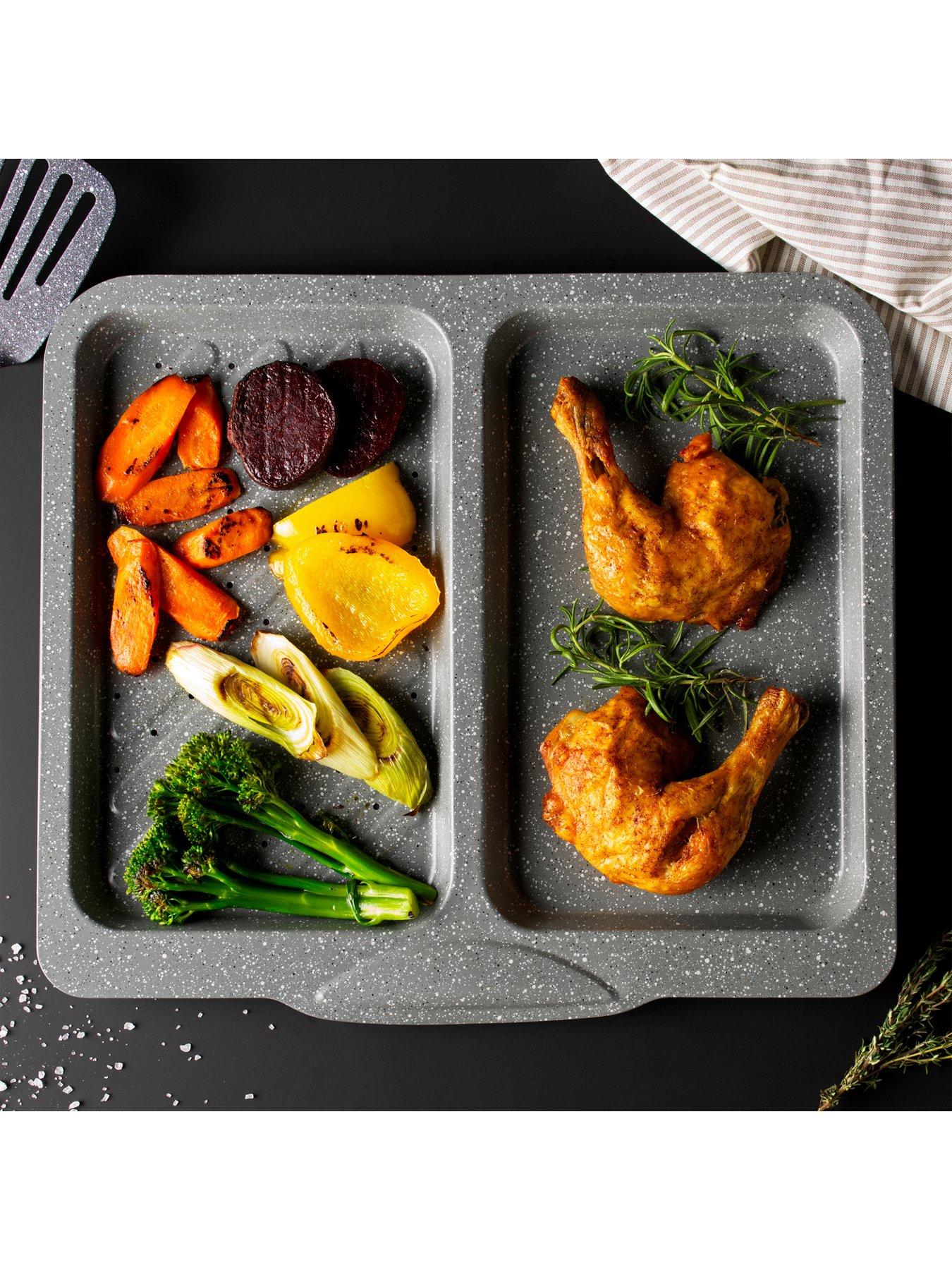Image 2 of 5 of Salter Marble Split Dual Function Baking Tray