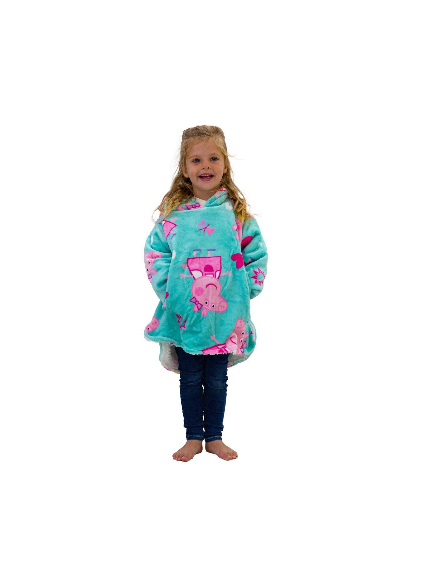  image of peppa-pig-hugzee-wearable-fleece-hoodie-in-blue-ndash-small