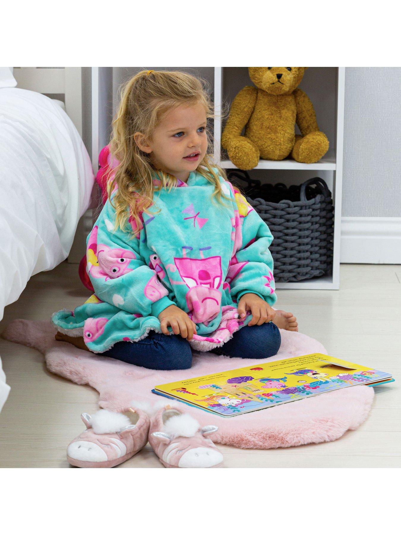  image of peppa-pig-hugzee-wearable-fleece-hoodie-in-blue-ndash-small