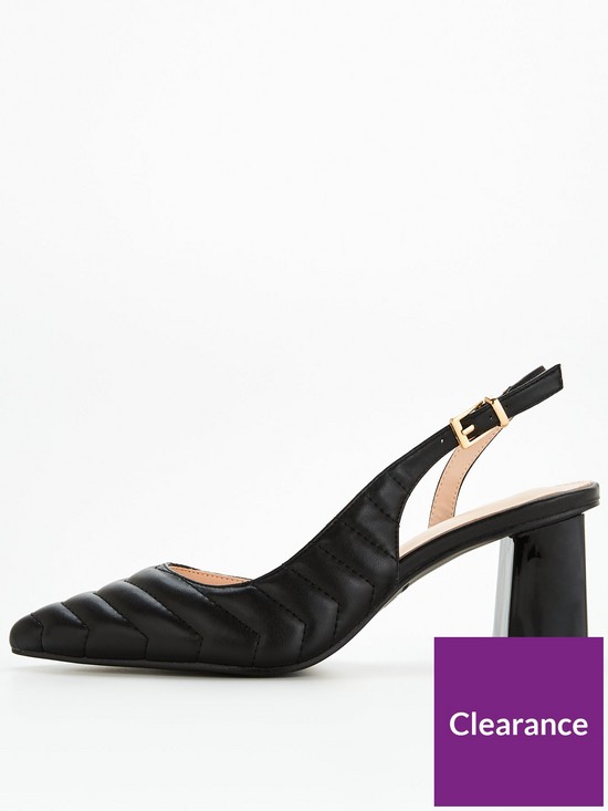 front image of raid-wide-fit-adonis-quilted-heeled-shoe-black