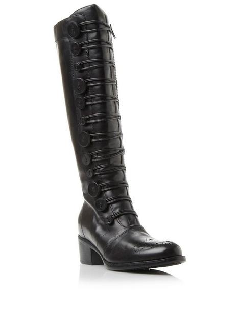 dune-london-pixie-d-button-detail-leather-knee-high-boot-black