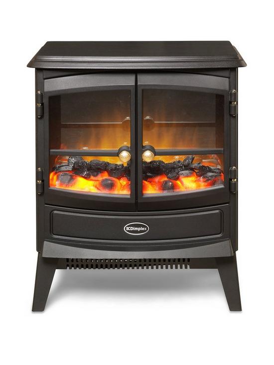 front image of dimplex-springborne-optiflame-electric-stove-fire